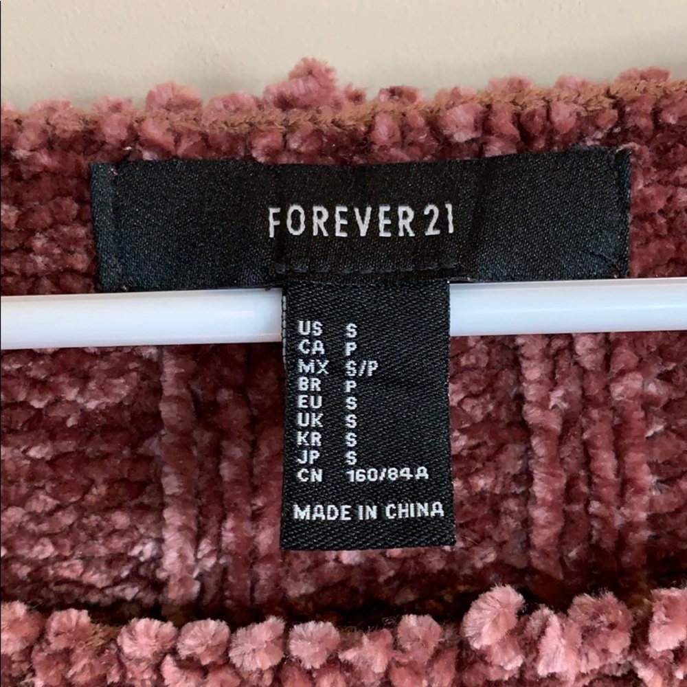 Rust Cropped Sweater - Picture 2 of 3